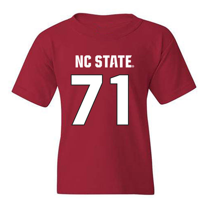 NC State - NCAA Football : Yousef Mugharbil - Sports Shersey Youth T-Shirt-0