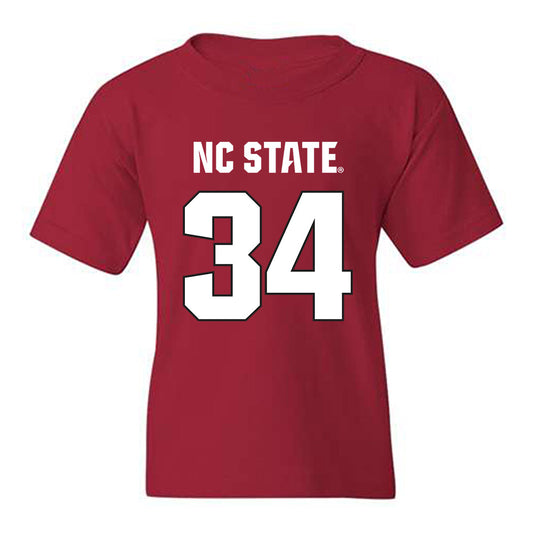 NC State - NCAA Football : Kamal Bonner - Sports Shersey Youth T-Shirt-0