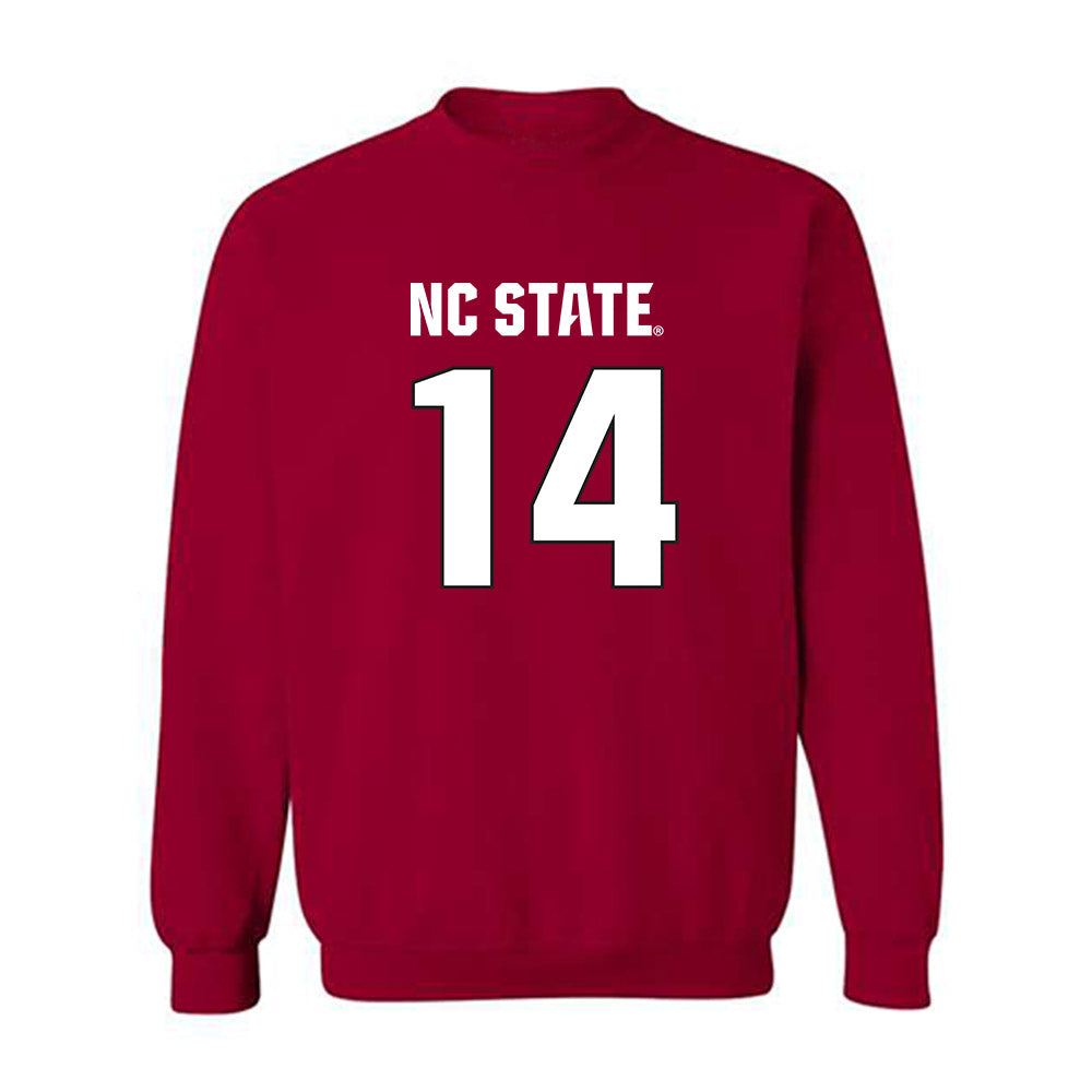 NC State - NCAA Football : Jonathan Paylor - Sports Shersey Crewneck Sweatshirt-0