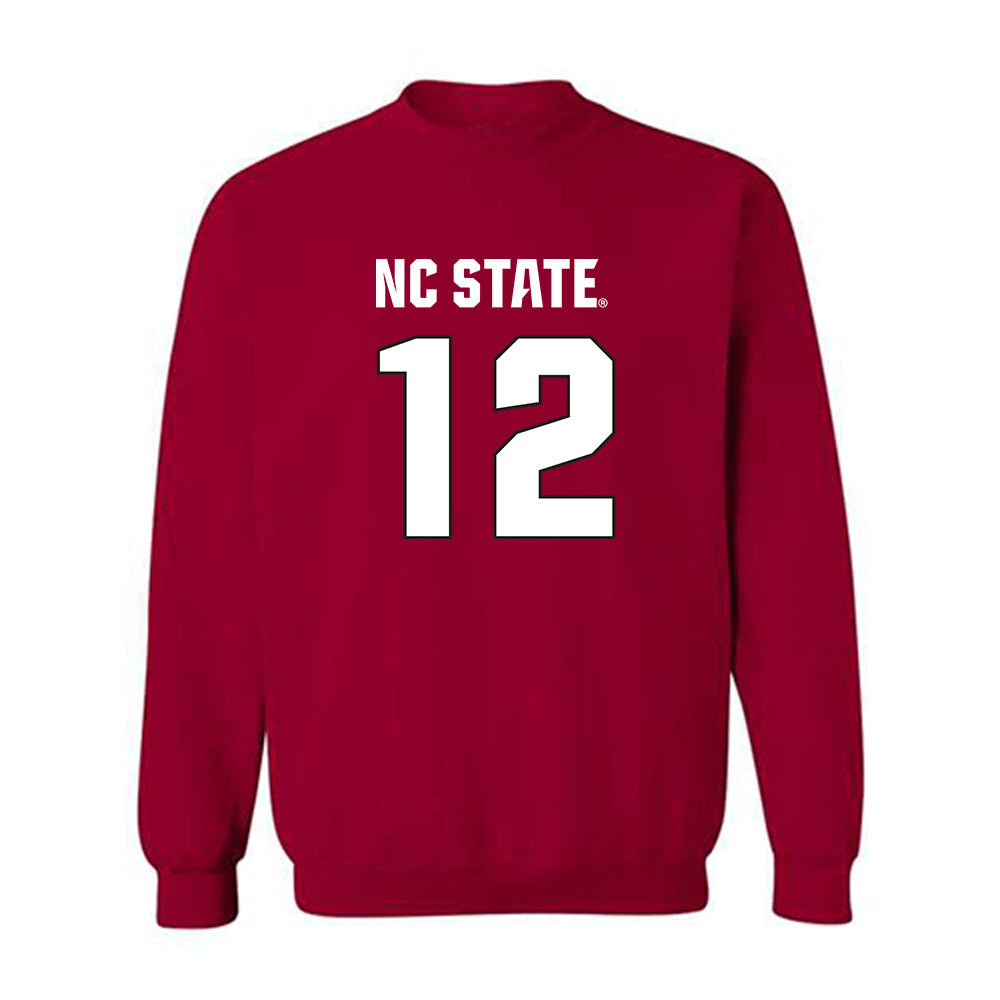 NC State - NCAA Football : teddy hoffmann - Sports Shersey Crewneck Sweatshirt-0