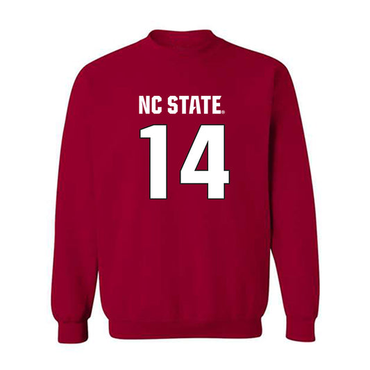 NC State - NCAA Football : Terrente Hinton - Sports Shersey Crewneck Sweatshirt-0