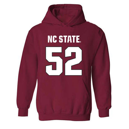 NC State - NCAA Football : Kage Payne - Sports Shersey Hooded Sweatshirt-0