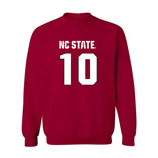 NC State - NCAA Football : Caden Fordham - Sports Shersey Crewneck Sweatshirt-0