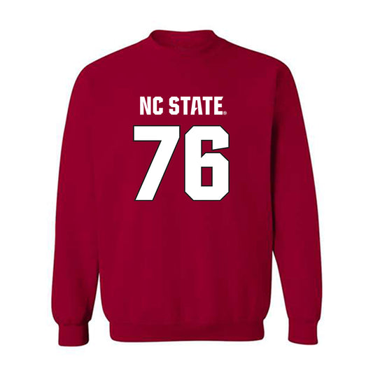 NC State - NCAA Football : Patrick Matan - Sports Shersey Crewneck Sweatshirt-0