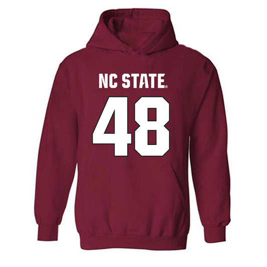 NC State - NCAA Football : Blake Raphael - Sports Shersey Hooded Sweatshirt-0