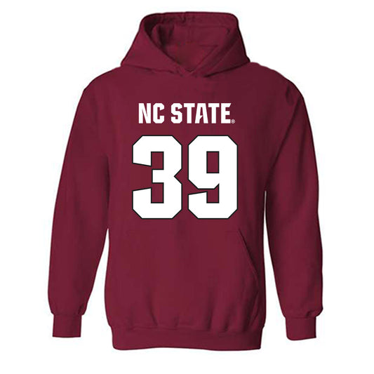 NC State - NCAA Football : Foster Burt - Sports Shersey Hooded Sweatshirt-0