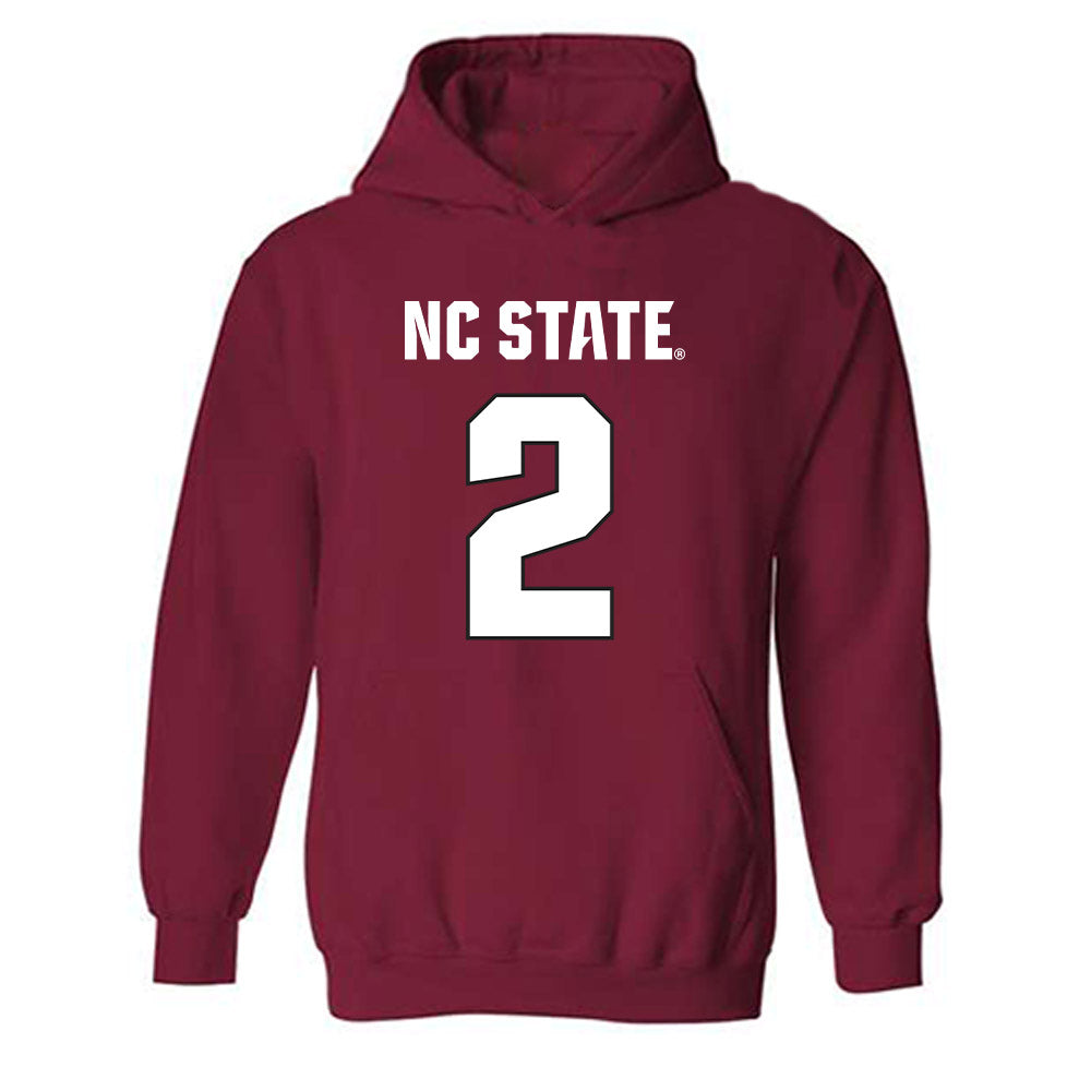 NC State - NCAA Football : Ronnie Royal - Sports Shersey Hooded Sweatshirt-0