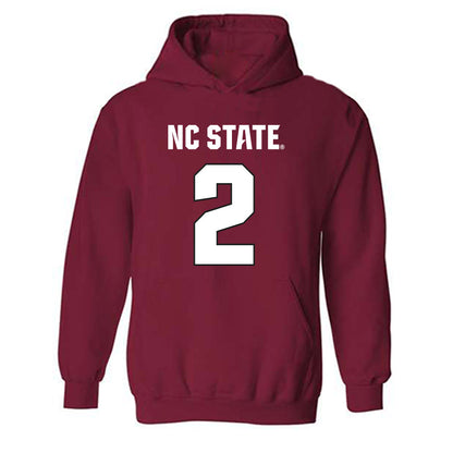 NC State - NCAA Football : Ronnie Royal - Sports Shersey Hooded Sweatshirt-0