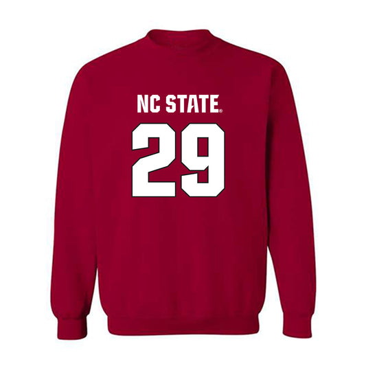 NC State - NCAA Football : Brody Barnhardt - Sports Shersey Crewneck Sweatshirt-0