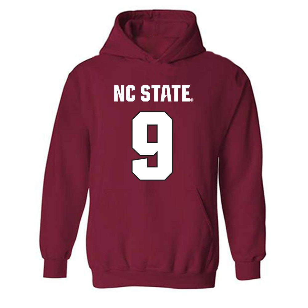 NC State - NCAA Football : Terrell Anderson - Sports Shersey Hooded Sweatshirt-0