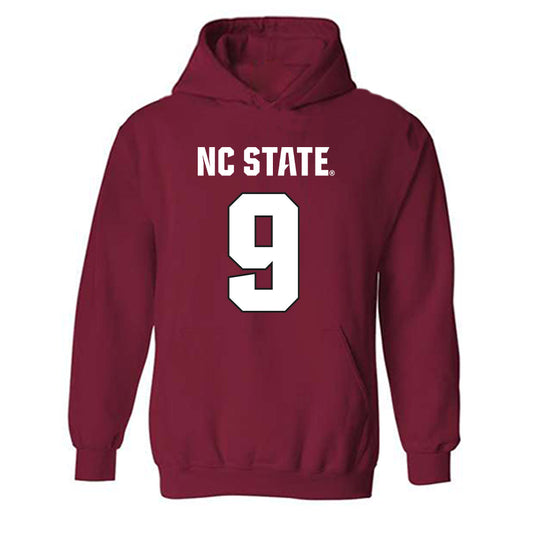 NC State - NCAA Football : Terrell Anderson - Sports Shersey Hooded Sweatshirt-0
