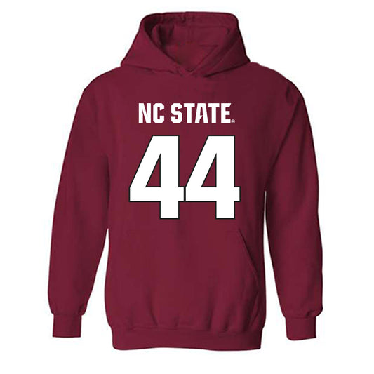 NC State - NCAA Football : Brandon Cleveland - Sports Shersey Hooded Sweatshirt-0