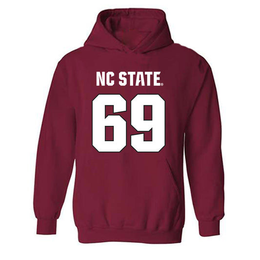 NC State - NCAA Football : Dawson Jaramillo - Sports Shersey Hooded Sweatshirt-0