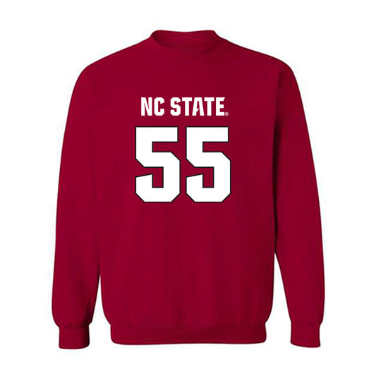 NC State - NCAA Football : Rylan Vann - Sports Shersey Crewneck Sweatshirt-0