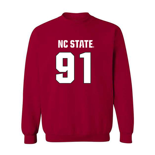 NC State - NCAA Football : Nick Konieczynski - Sports Shersey Crewneck Sweatshirt-0