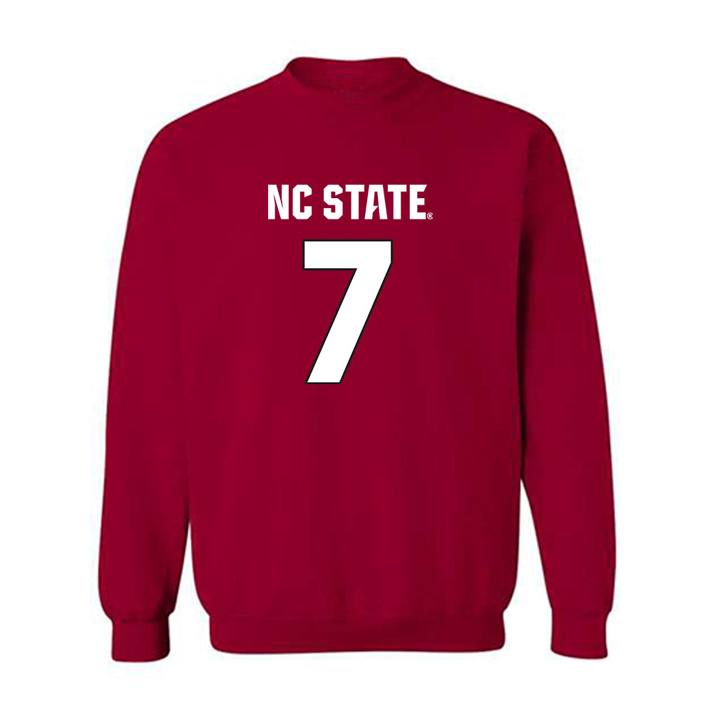 NC State - NCAA Football : Brian Nelson II - Sports Shersey Crewneck Sweatshirt-0