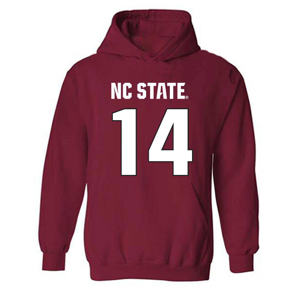 NC State - NCAA Football : Jonathan Paylor - Sports Shersey Hooded Sweatshirt-0