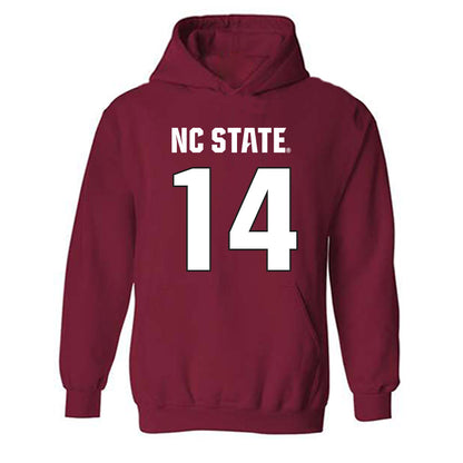 NC State - NCAA Football : Jonathan Paylor - Sports Shersey Hooded Sweatshirt-0