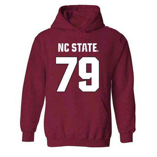 NC State - NCAA Football : Kamen Smith - Sports Shersey Hooded Sweatshirt-0