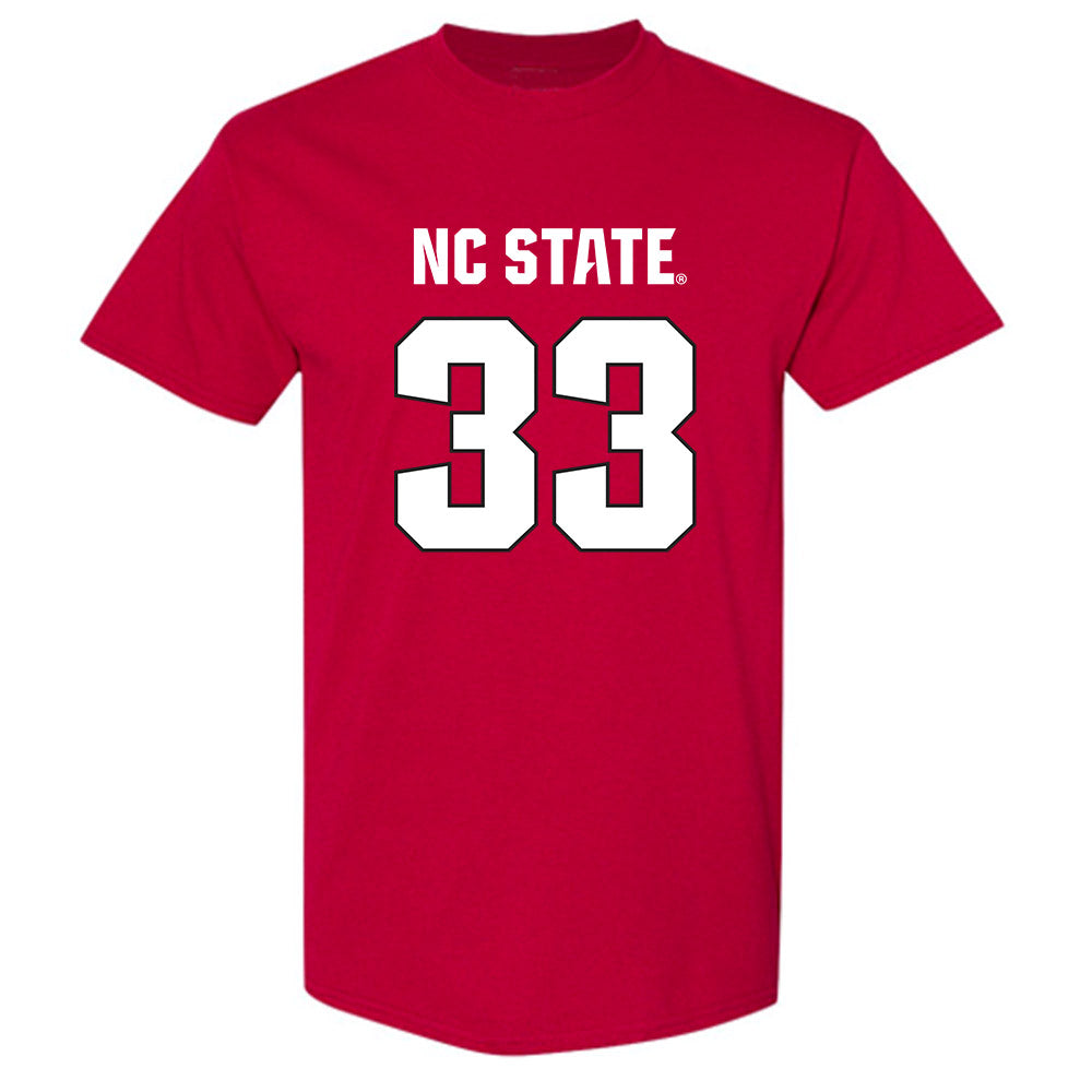 NC State - NCAA Football : Kenny Soares Jr - Sports Shersey T-Shirt-0