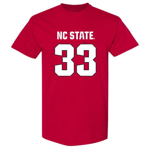 NC State - NCAA Football : Kenny Soares Jr - Sports Shersey T-Shirt-0