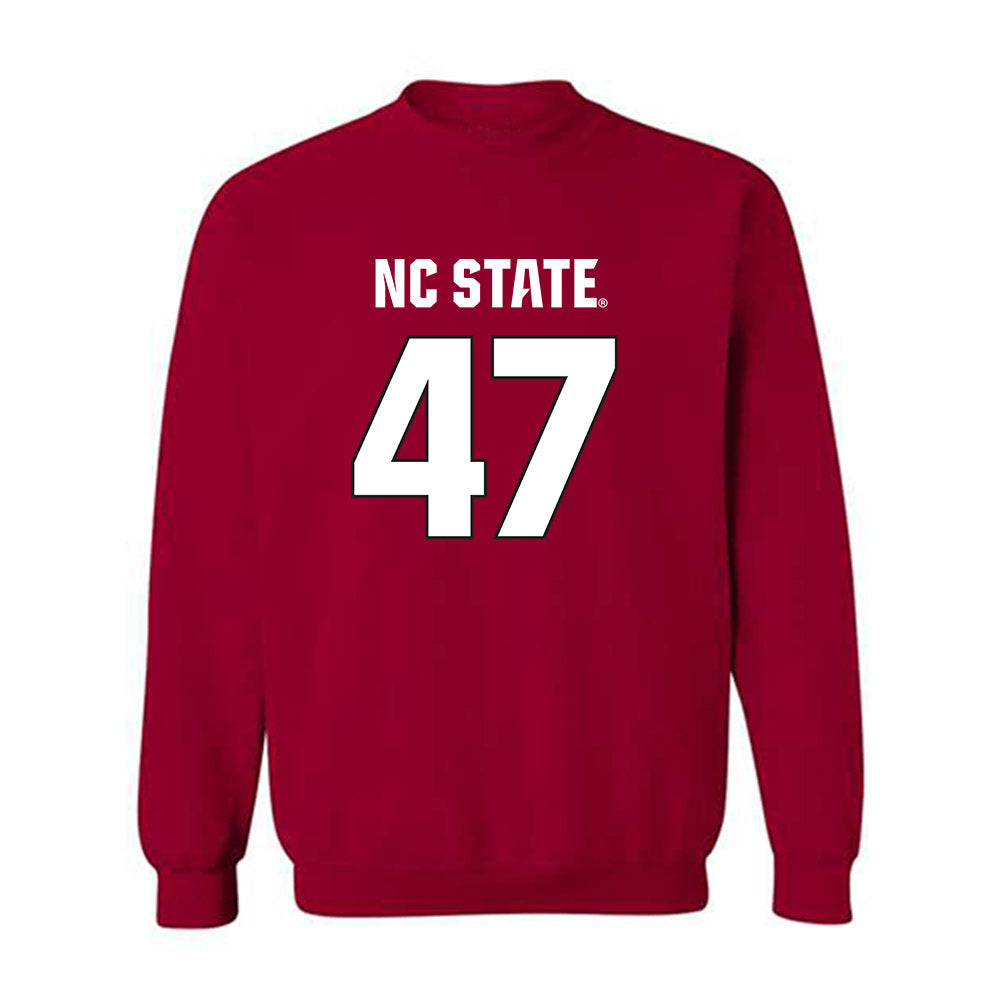NC State - NCAA Football : Jackson Mastor - Sports Shersey Crewneck Sweatshirt-0