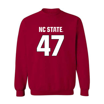 NC State - NCAA Football : Jackson Mastor - Sports Shersey Crewneck Sweatshirt-0