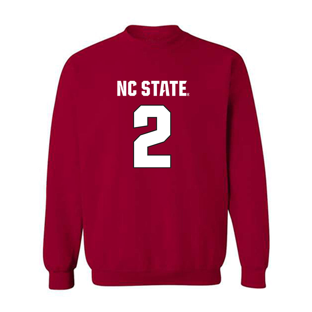 NC State - NCAA Football : Lex Thomas - Sports Shersey Crewneck Sweatshirt-0