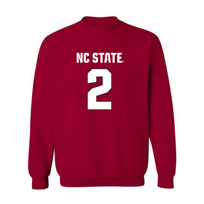 NC State - NCAA Football : Lex Thomas - Sports Shersey Crewneck Sweatshirt-0