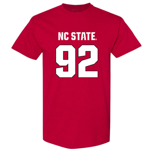 NC State - NCAA Football : Aiden Arias - Sports Shersey T-Shirt-0