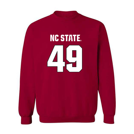 NC State - NCAA Football : Aiden Hollingsworth - Sports Shersey Crewneck Sweatshirt-0