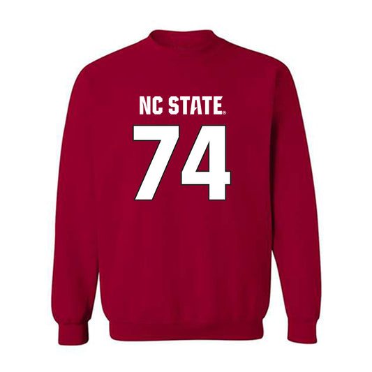 NC State - NCAA Football : Anthony Belton - Sports Shersey Crewneck Sweatshirt-0