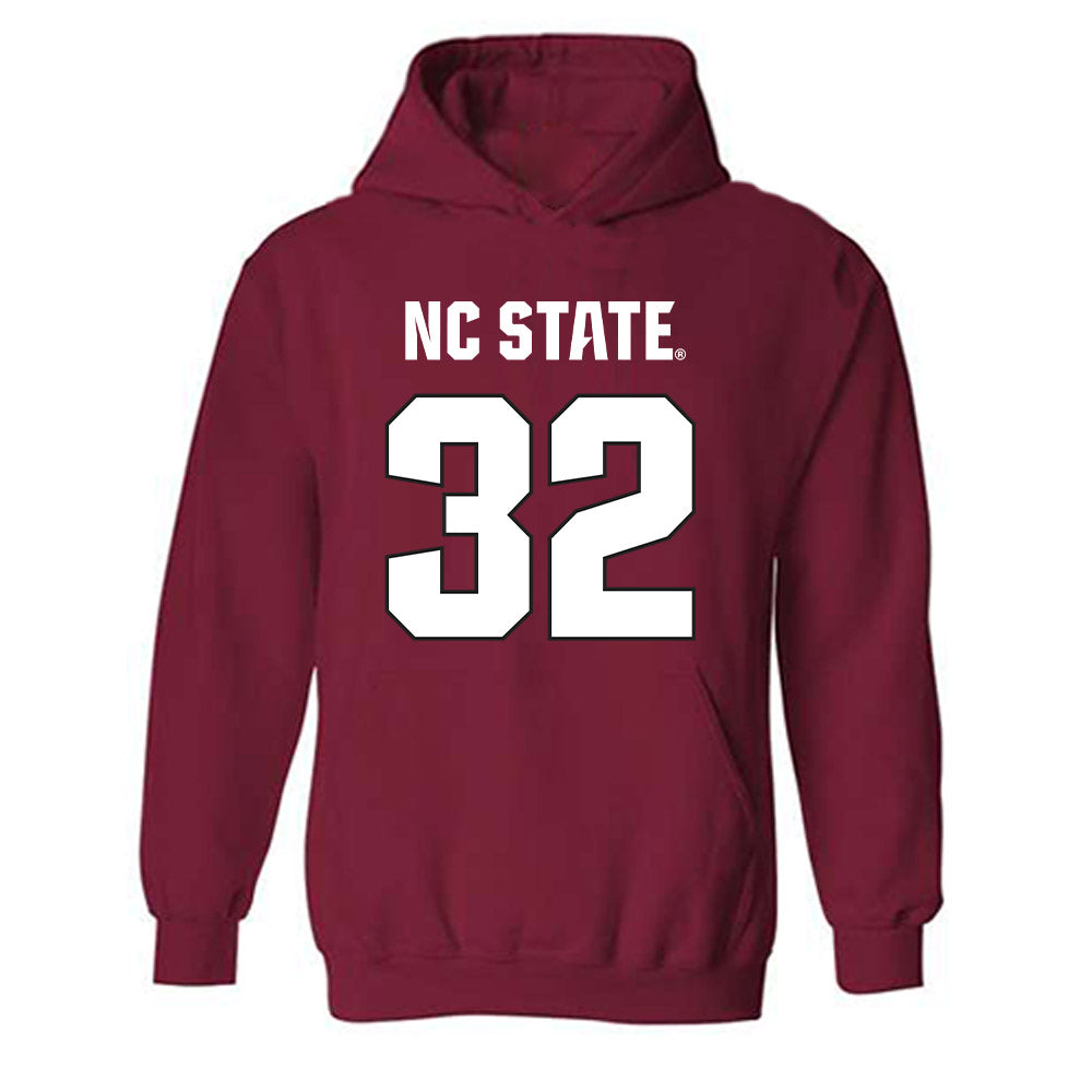 NC State - NCAA Football : Michael Tate - Sports Shersey Hooded Sweatshirt-0