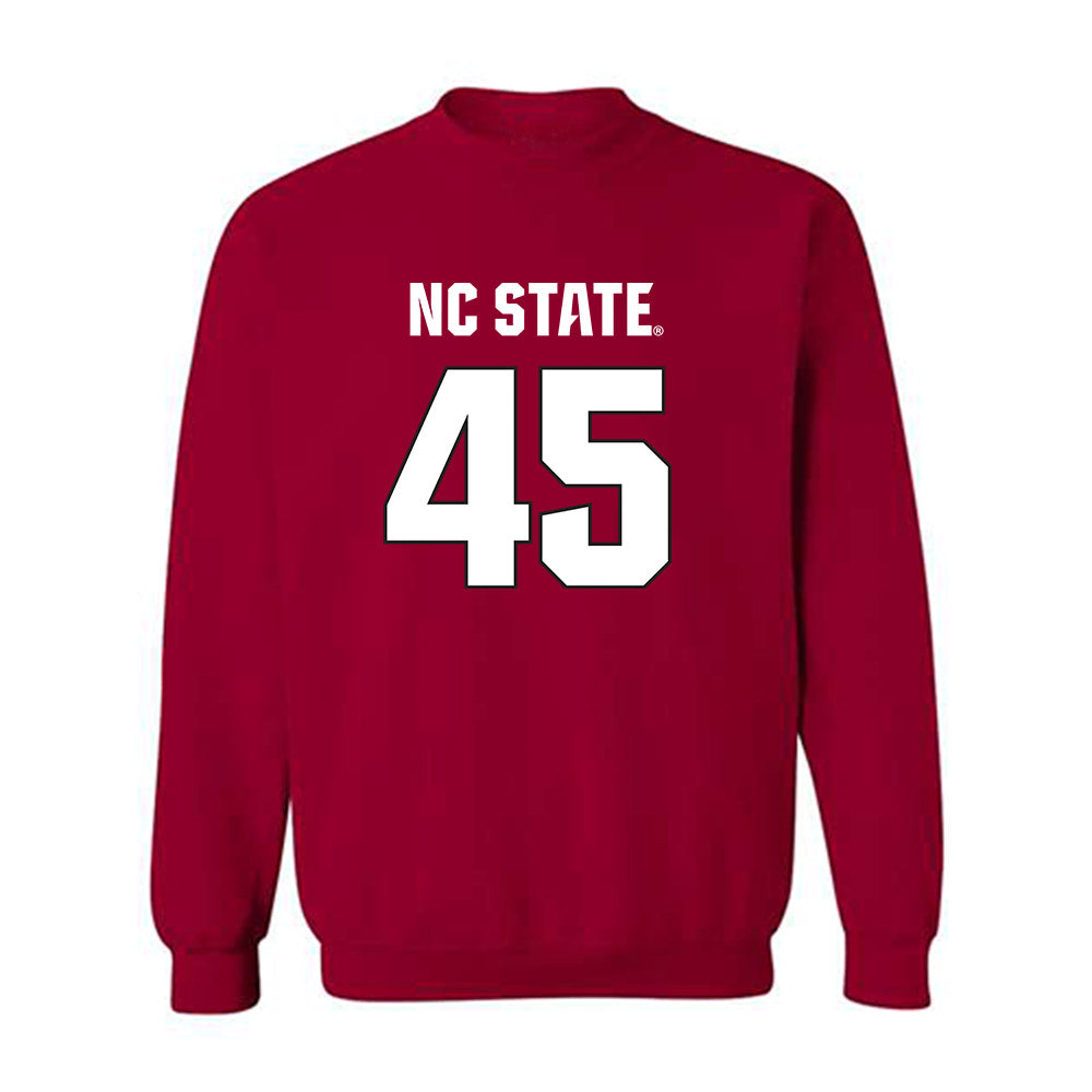 NC State - NCAA Football : Robert Sember - Sports Shersey Crewneck Sweatshirt-0