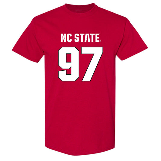 NC State - NCAA Football : Noah Potter - Sports Shersey T-Shirt-0