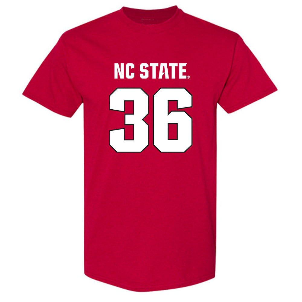 NC State - NCAA Football : Kelvon McBride - Sports Shersey T-Shirt-0