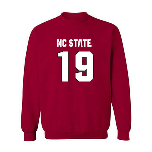 NC State - NCAA Football : Tristan Teasdell - Sports Shersey Crewneck Sweatshirt-0