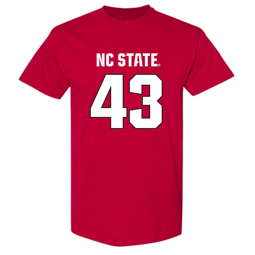 NC State - NCAA Football : Nathan Huffman - Sports Shersey T-Shirt-0