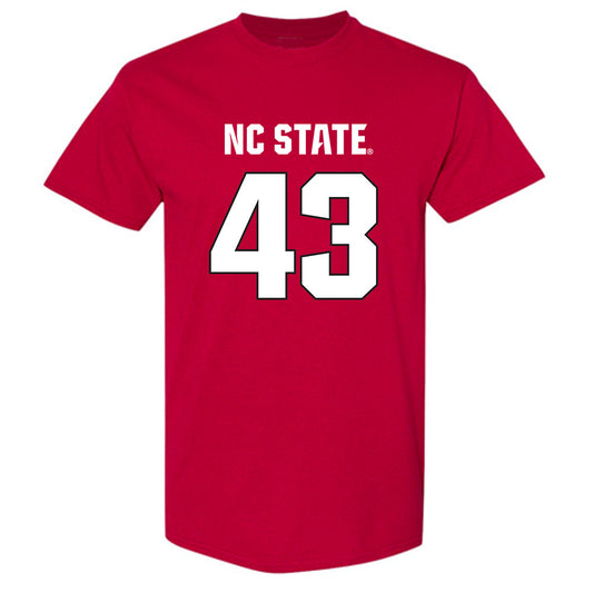 NC State - NCAA Football : Nathan Huffman - Sports Shersey T-Shirt-0