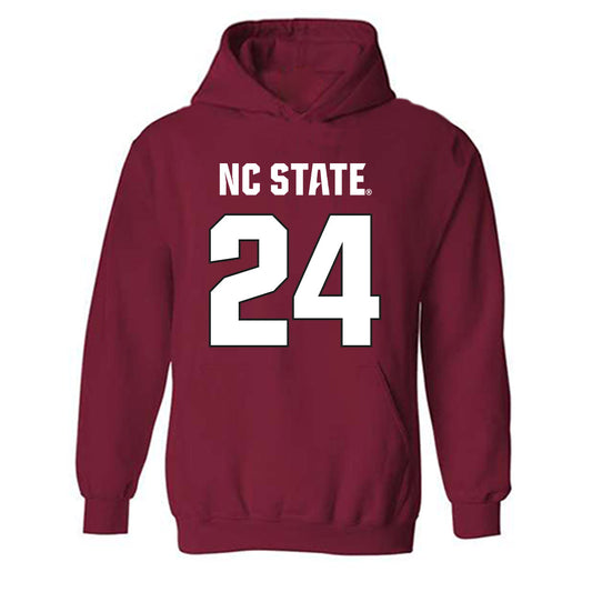 NC State - NCAA Football : Jayden Scott - Sports Shersey Hooded Sweatshirt-0