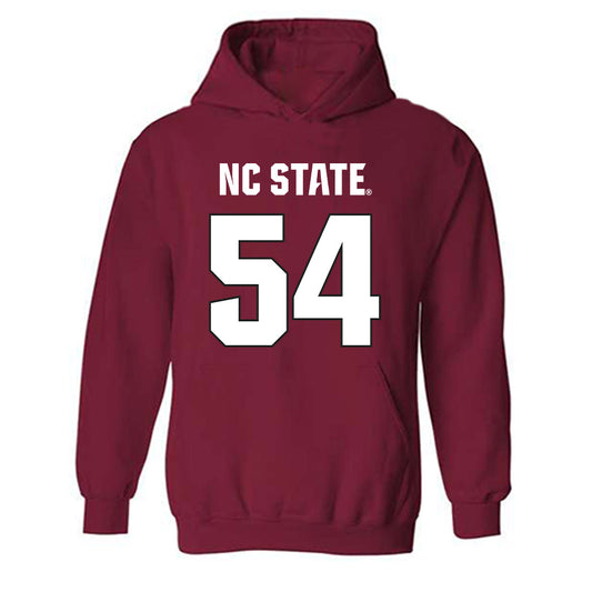 NC State - NCAA Football : Teague Andersen - Sports Shersey Hooded Sweatshirt-0