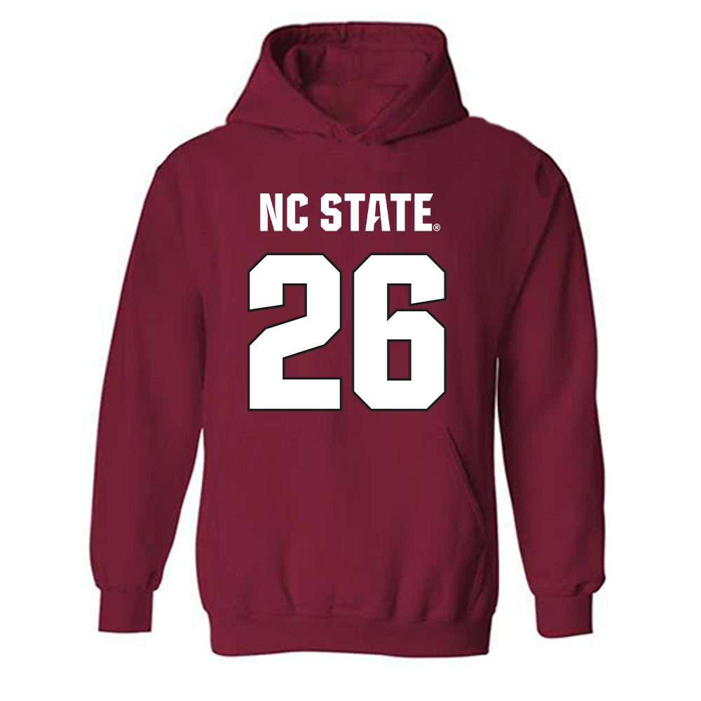 NC State - NCAA Football : Isiah Jones - Sports Shersey Hooded Sweatshirt-0