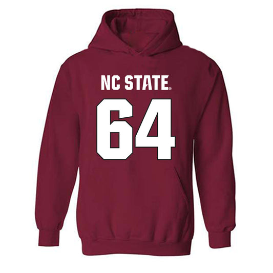 NC State - NCAA Football : Rico Jackson - Sports Shersey Hooded Sweatshirt-0