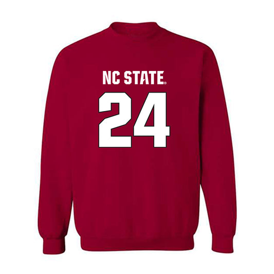 NC State - NCAA Football : Zack Myers - Sports Shersey Crewneck Sweatshirt-0