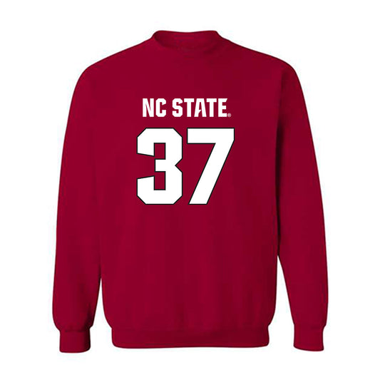 NC State - NCAA Football : Addison Carlson - Sports Shersey Crewneck Sweatshirt-0