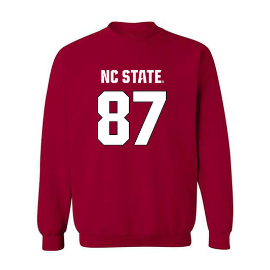 NC State - NCAA Football : Jayden Hollar - Sports Shersey Crewneck Sweatshirt-0