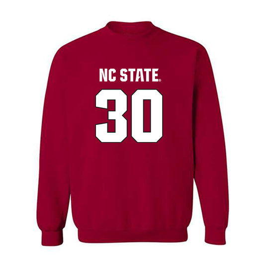 NC State - NCAA Football : Coleson Fields - Sports Shersey Crewneck Sweatshirt-0