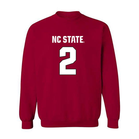 NC State - NCAA Football : Brandon Cisse - Sports Shersey Crewneck Sweatshirt-0