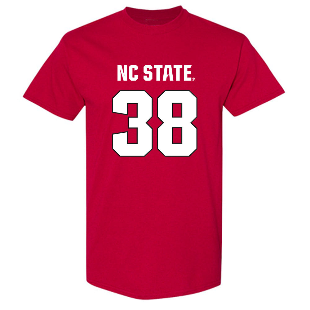 NC State - NCAA Football : Logan Foust - Sports Shersey T-Shirt-0