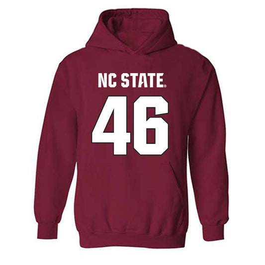 NC State - NCAA Football : Ryan Klimp - Sports Shersey Hooded Sweatshirt-0